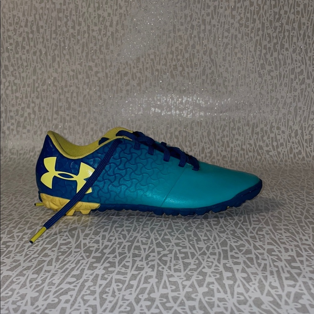 Under Armour Kids' Blue and Yellow Shoes